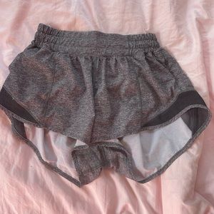 LuluLemon Grey Hotty Hots Short